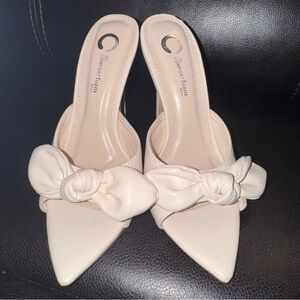 Journee Womens Zelah Tru Comfort Foam Open Toe High Stiletto Sandals size 6